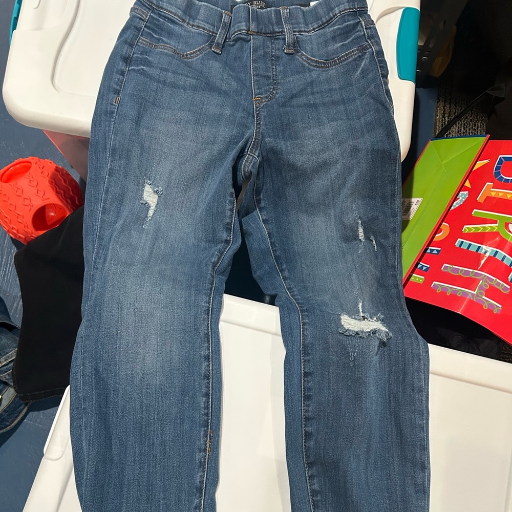 Judy Blue Ripped Denim Jeans